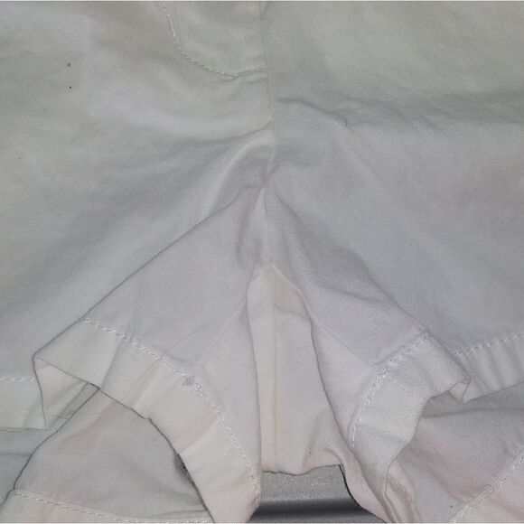 White J.Crew 100% Cotton Chino shorts sz 00 - Picture 7 of 8